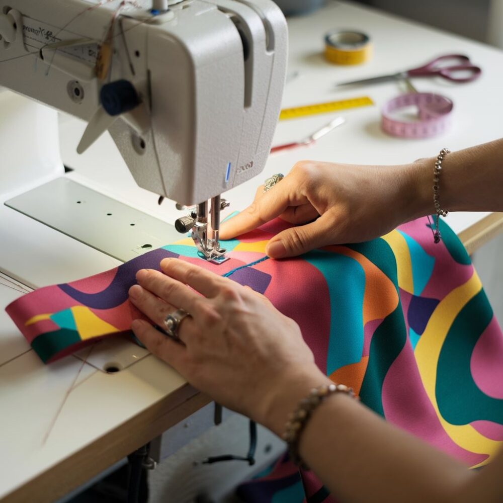 materiał na pasek do sukienki