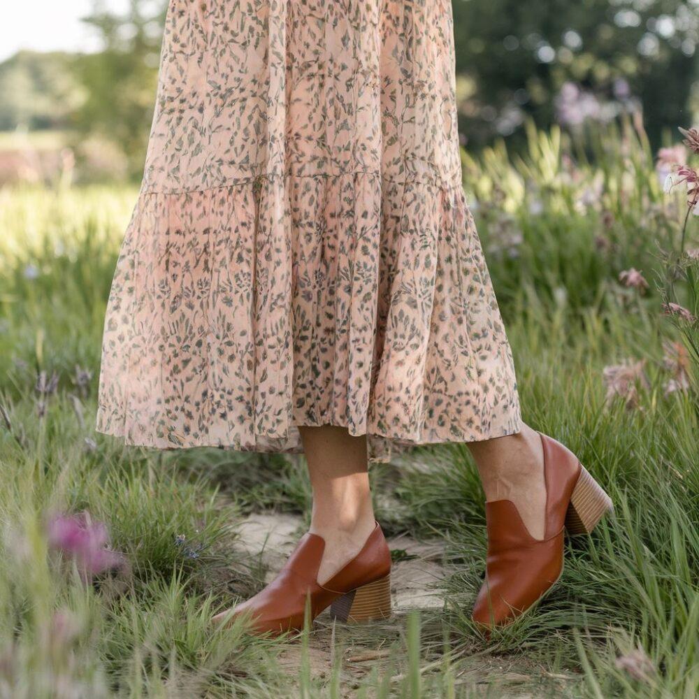 stylizacja boho z butami