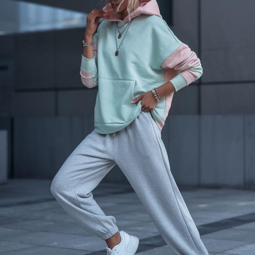 szare dresy damskie stylizacja